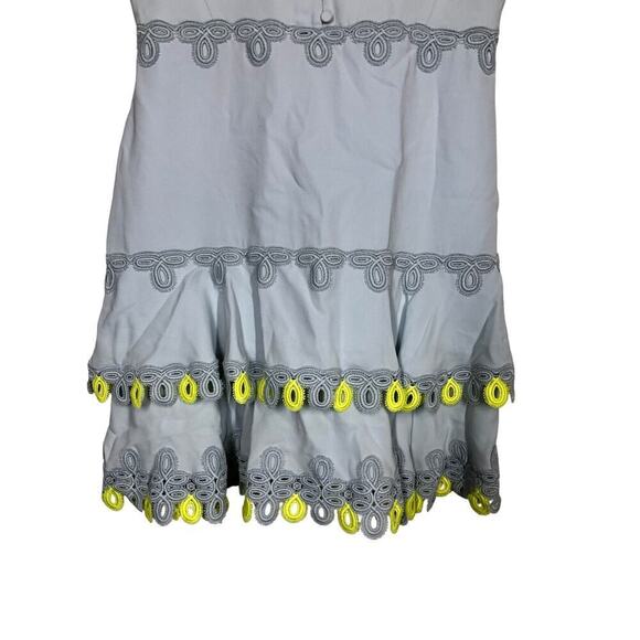 Jonathan Simkhai Guipure Lace Mini Dress Sleeveless Light Blue Size 8 - Picture 7 of 11